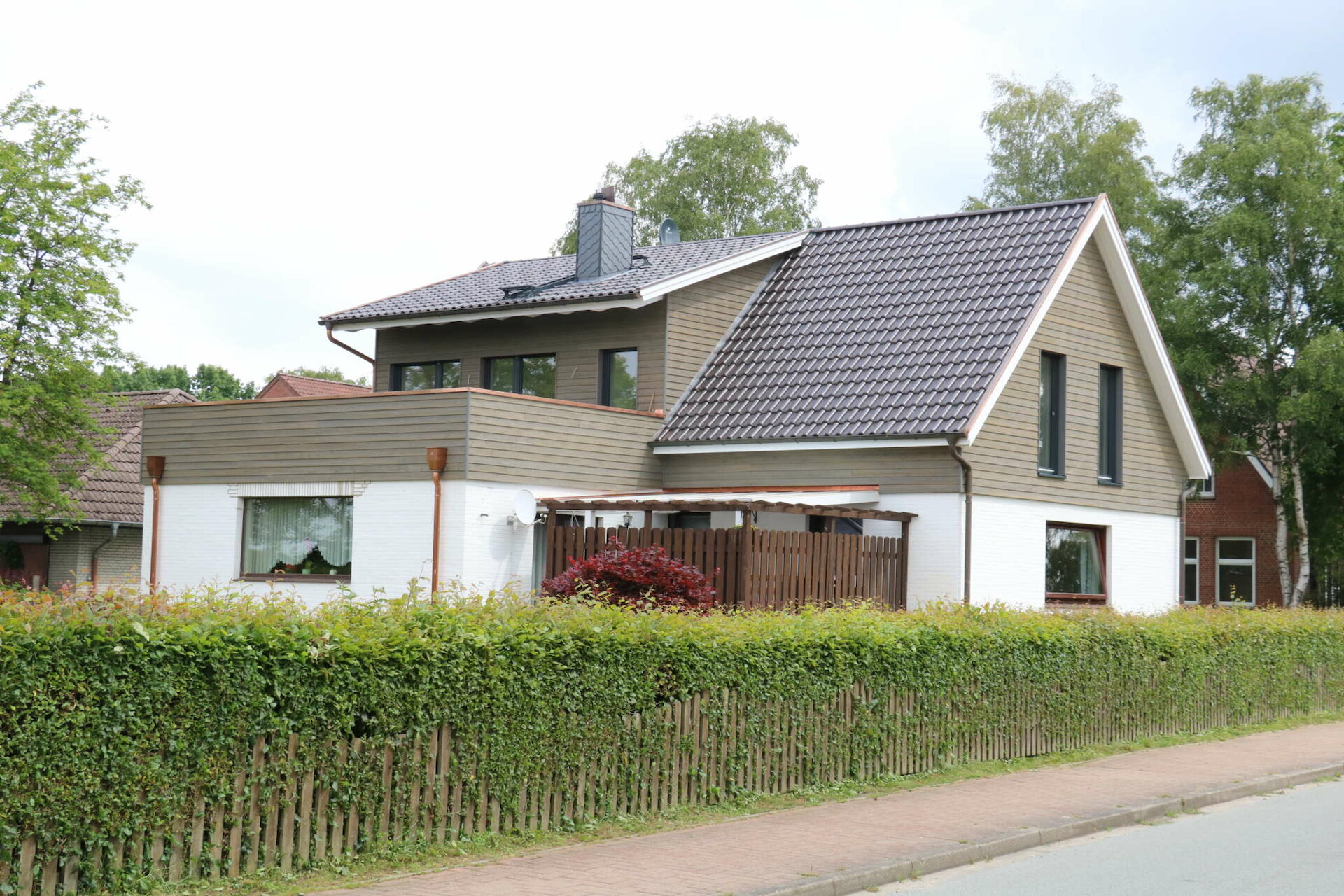 Dachaufstockung im Holzrahmenbau